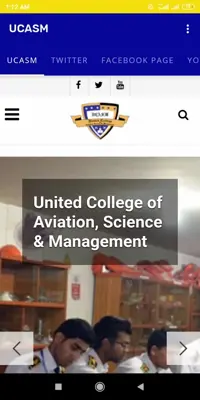 UCASM android App screenshot 1